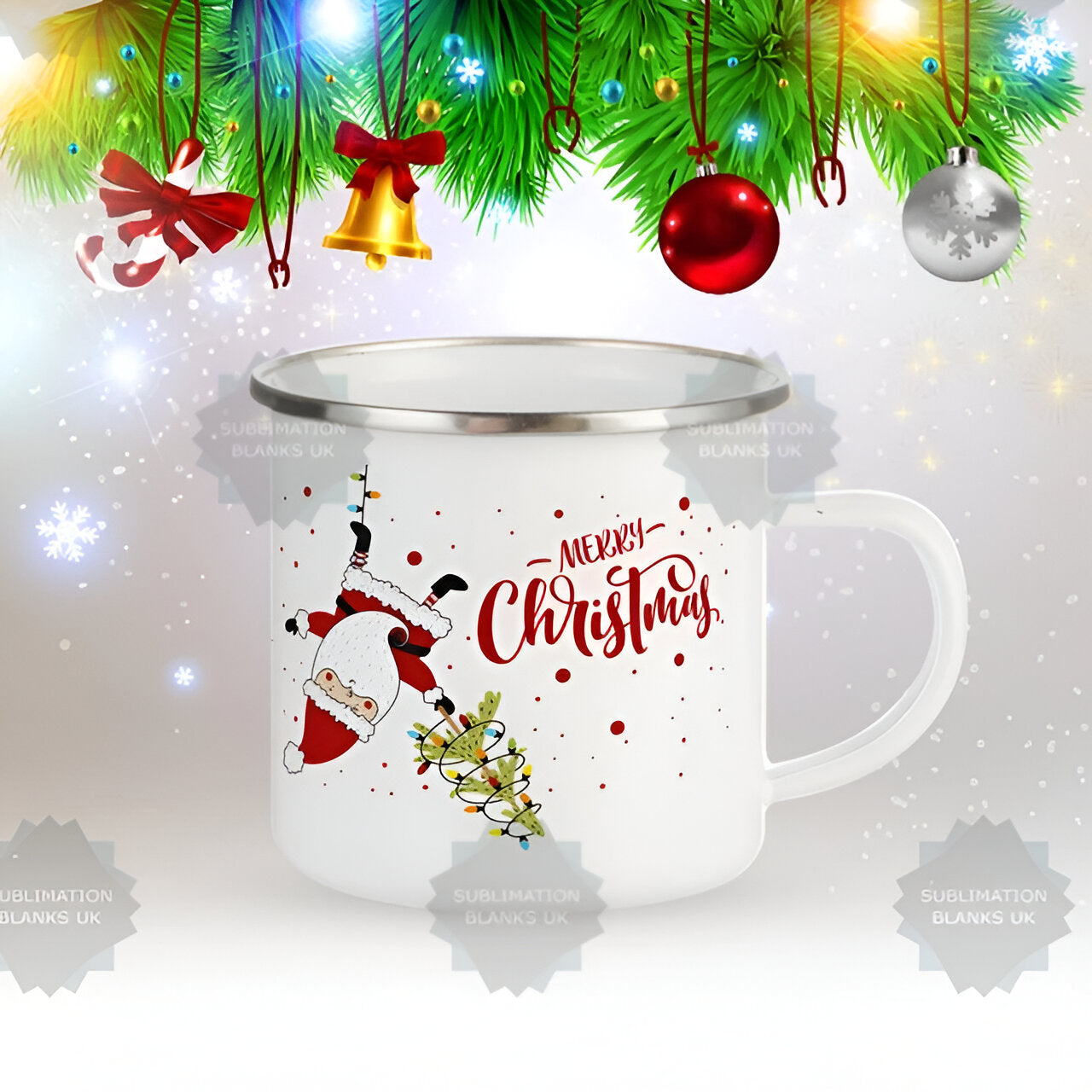 12oz sublimation enamel mugs