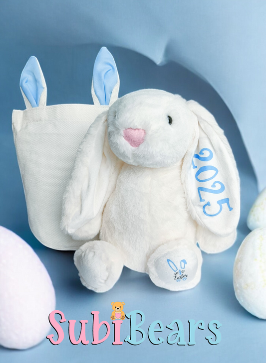 Easter bunny with Easter bag bundle