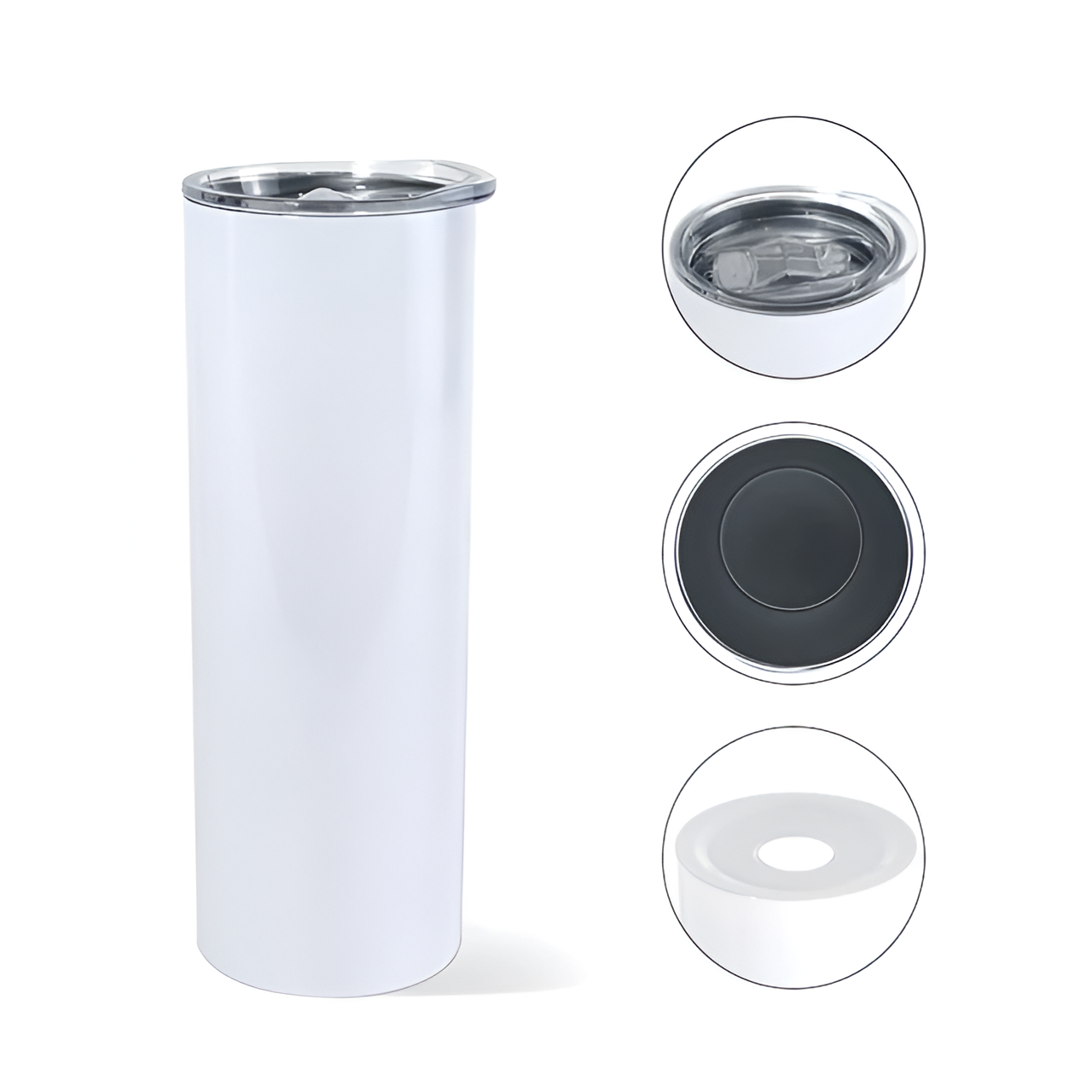 Flat bottom sublimation 20oz tumbler (Pack of 10)