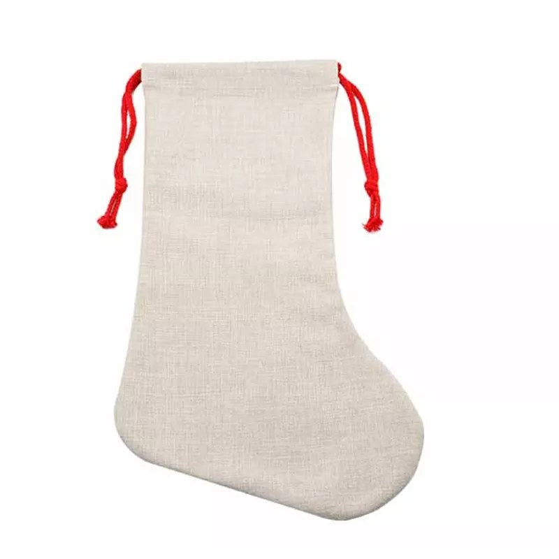 Christmas Stocking - Blank Linen