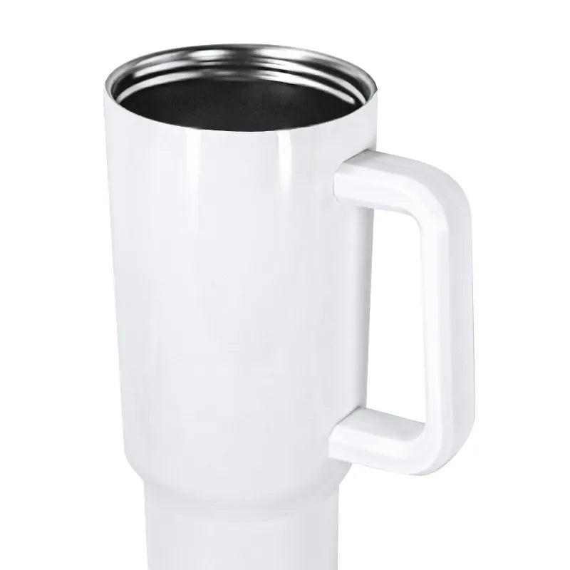 Clearance 40oz Sublimation Cups with coloured handles