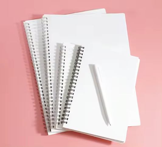 A5 spiral sublimation notebook