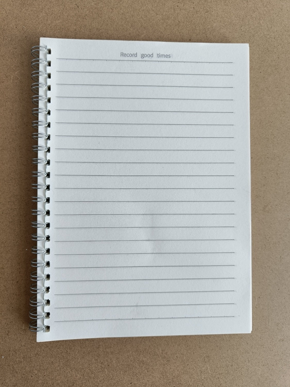 A5 spiral sublimation notebook