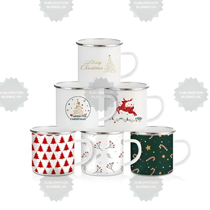 12oz sublimation enamel mugs