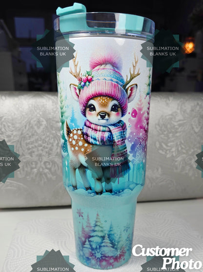 40oz Sublimation Ombre Shimmer cups - Restock in May