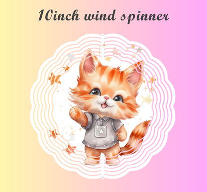 Clearance 10inch sublimation wind spinners