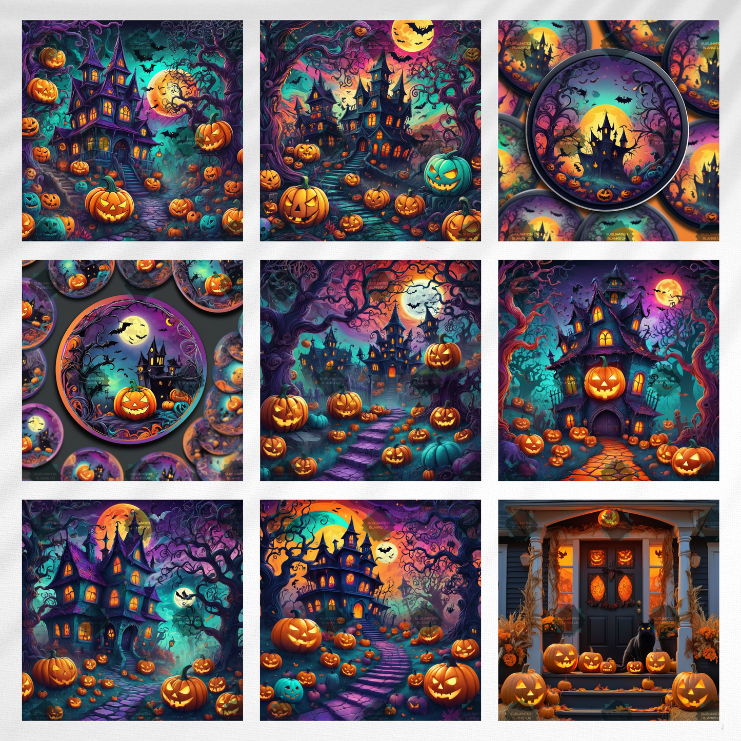 AI Generated Digital Halloween bundle