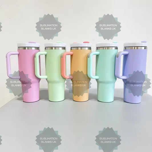 CLEARANCE 40oz pastel sublimation cups