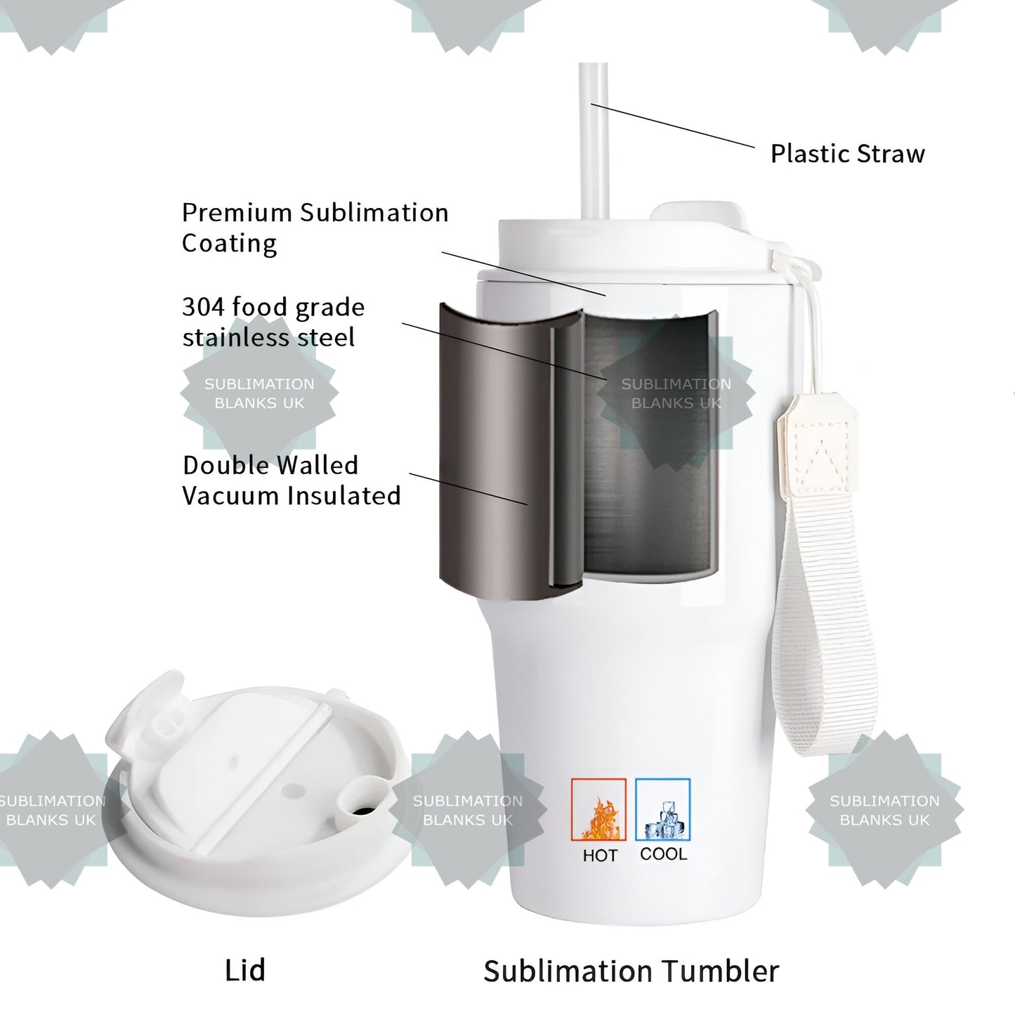 20oz sublimation travel mug