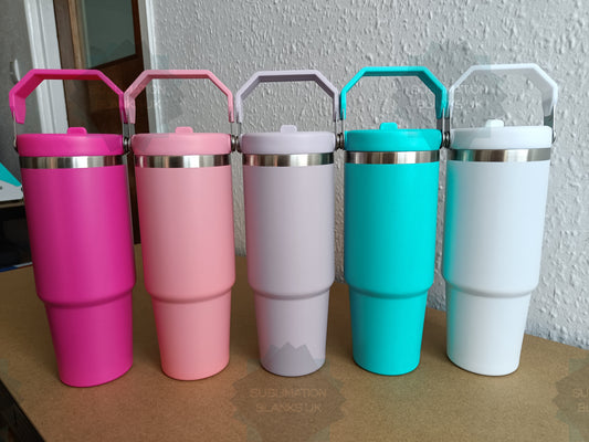 Different batch - 30oz Sublimation Tumbler with swing handle