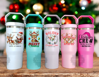 30oz Sublimation Tumbler with swing handle