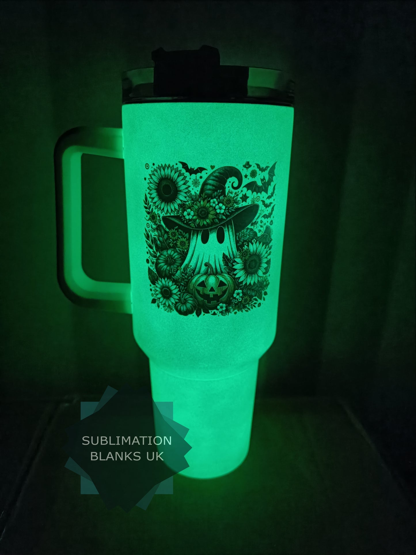 UV Glow 40oz sublimation tumbler