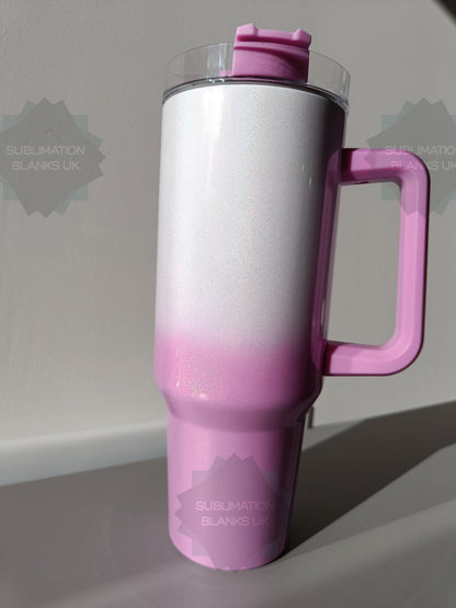 CLEARANCE 40oz Sublimation Ombre Shimmer cups